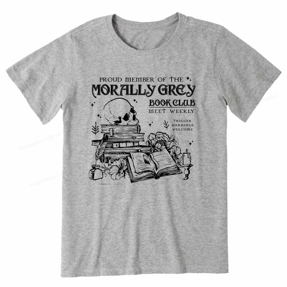 Pagewings Morally Grey Book Club Unisex Classic T-shirt