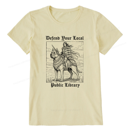 Pagewings Defend Your Local Public Library Unisex Classic T-shirt
