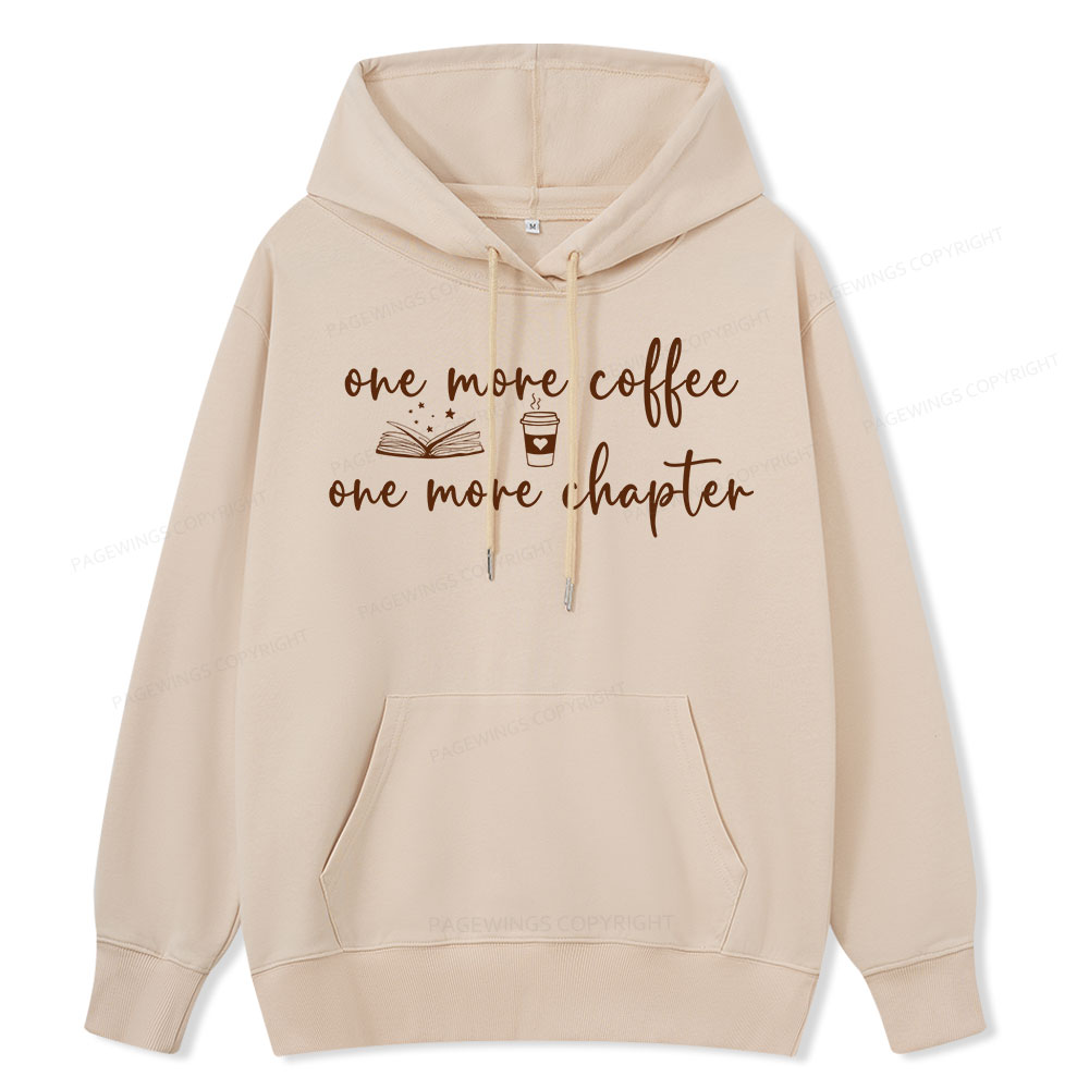 Pagewing Just One More Coffee and Books Unisex Classic Hoodie