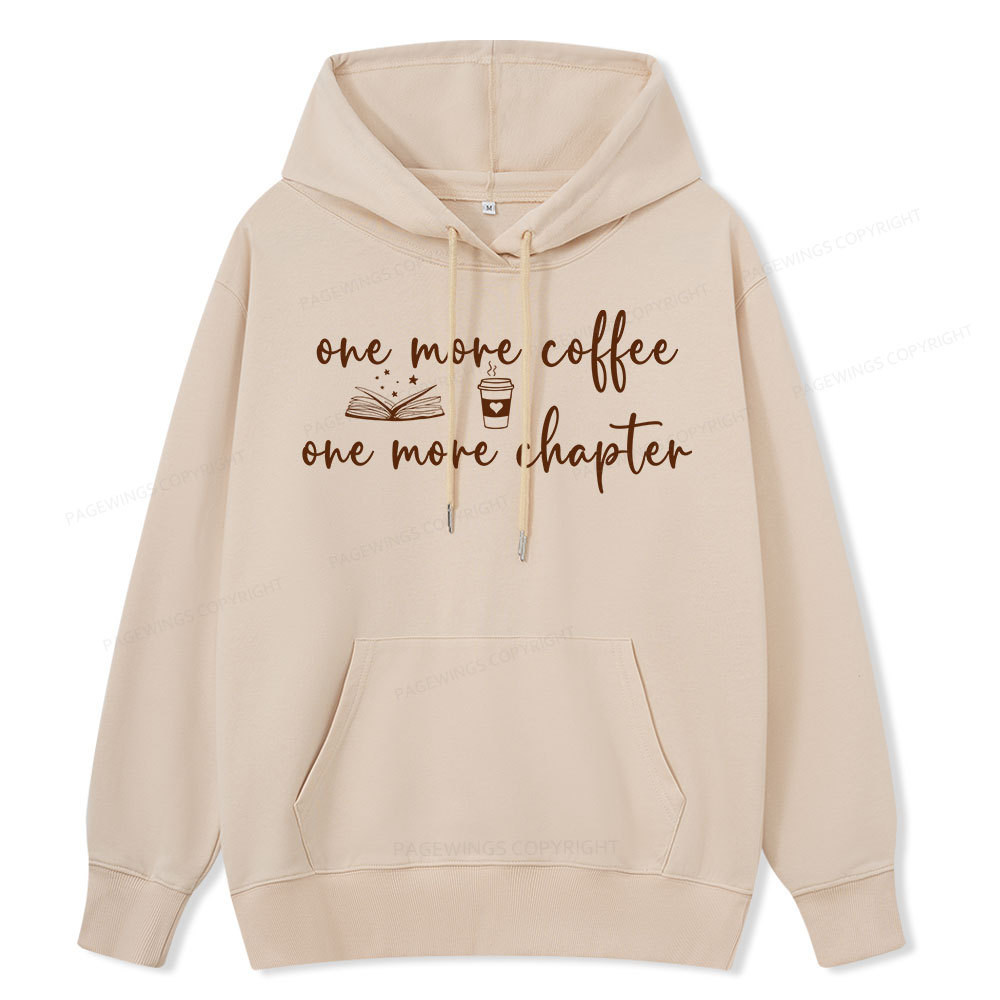 Pagewing Just One More Coffee and Books Unisex Classic Hoodie