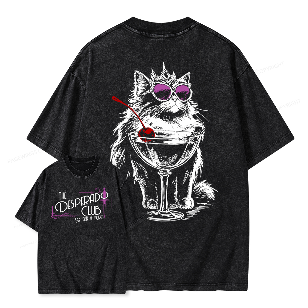 Pagewings Desperado Club  Unisex Washed T-shirt