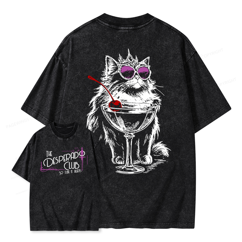 Pagewings Desperado Club  Unisex Washed T-shirt