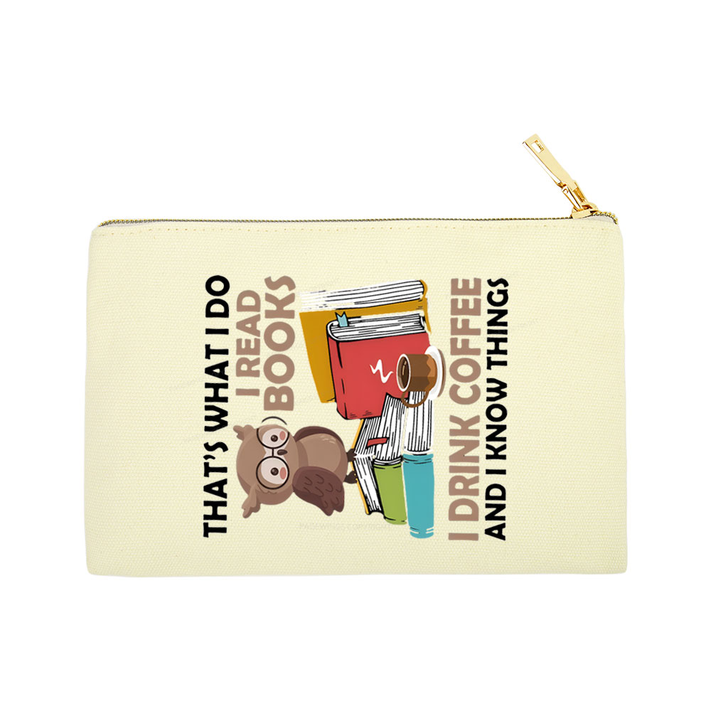Pagewings That's What I Do I Read Books Pouch