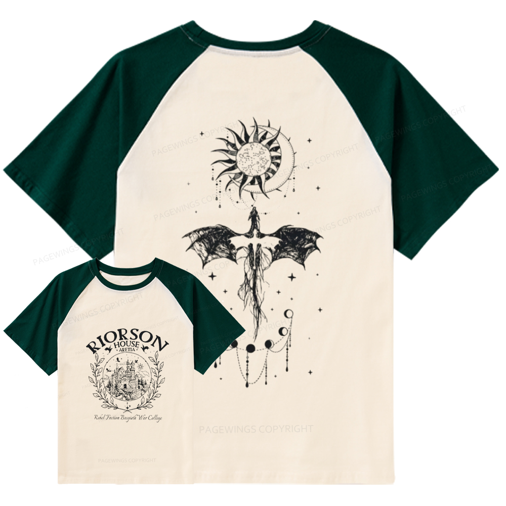 Pagewings  Fourth Wing Raglan T-shirt