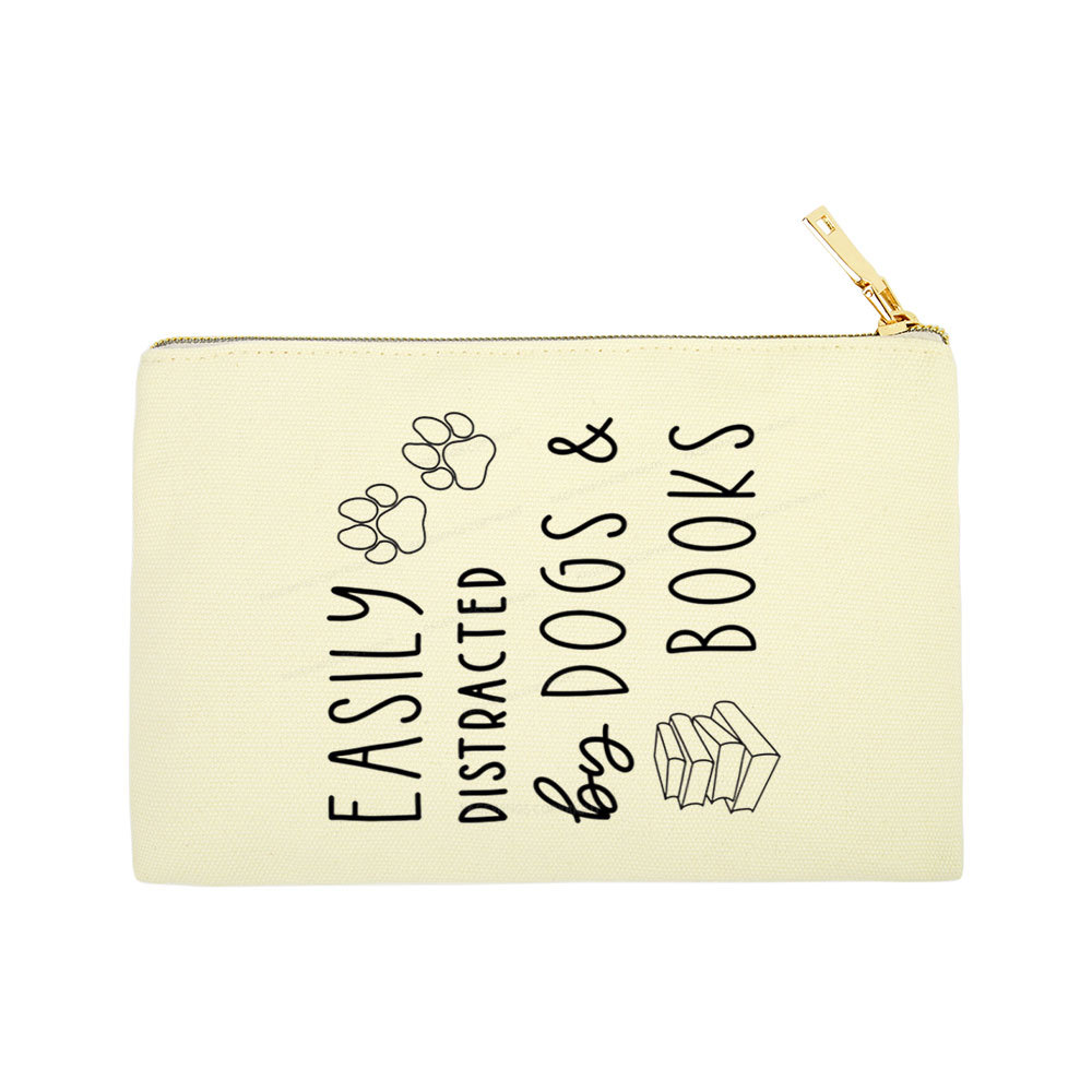 Pagewings Dogs And Books Pouch