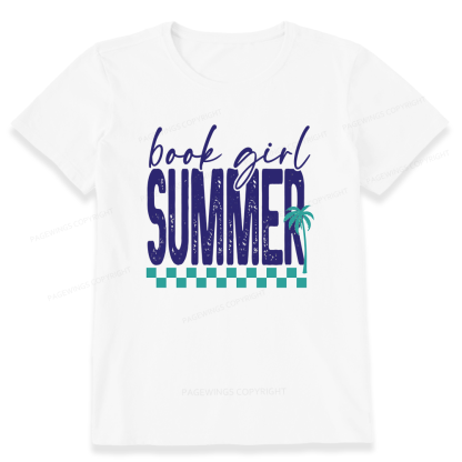 Pagewings Book Girl Summer Unisex Classic T-shirt