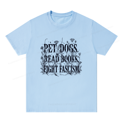 Pagewings Anti Fascism Book Lover Unisex Classic T-shirt