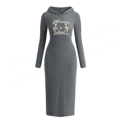 Pagewings Drag Queens Hooded Knit Dress