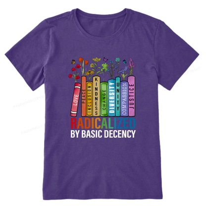 Pagewings Radicalized by Basic Decency Unisex Classic T-shirt