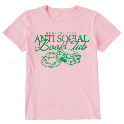 Pagewings Anti Social Book Club Unisex Classic T-shirt