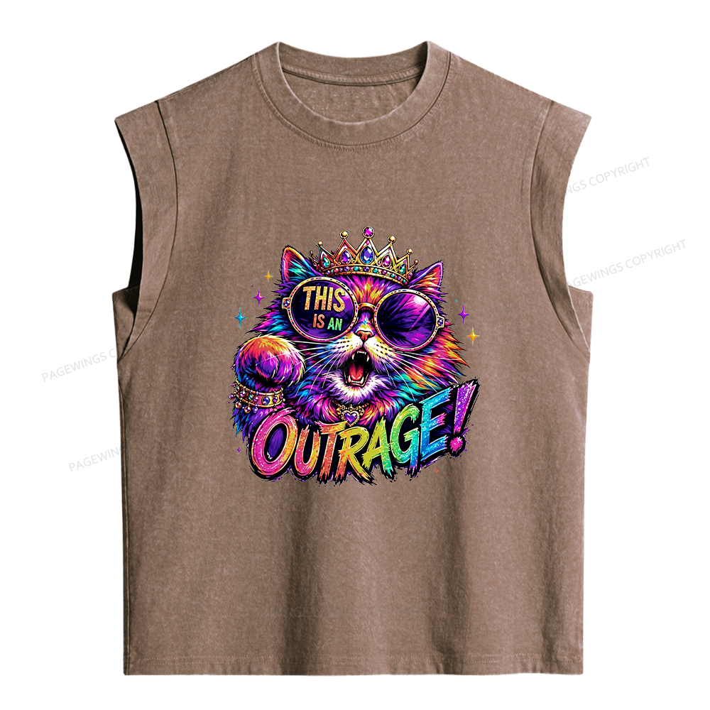 Pagewings Sci-Fi Book Lover Women's Washed Tank Top