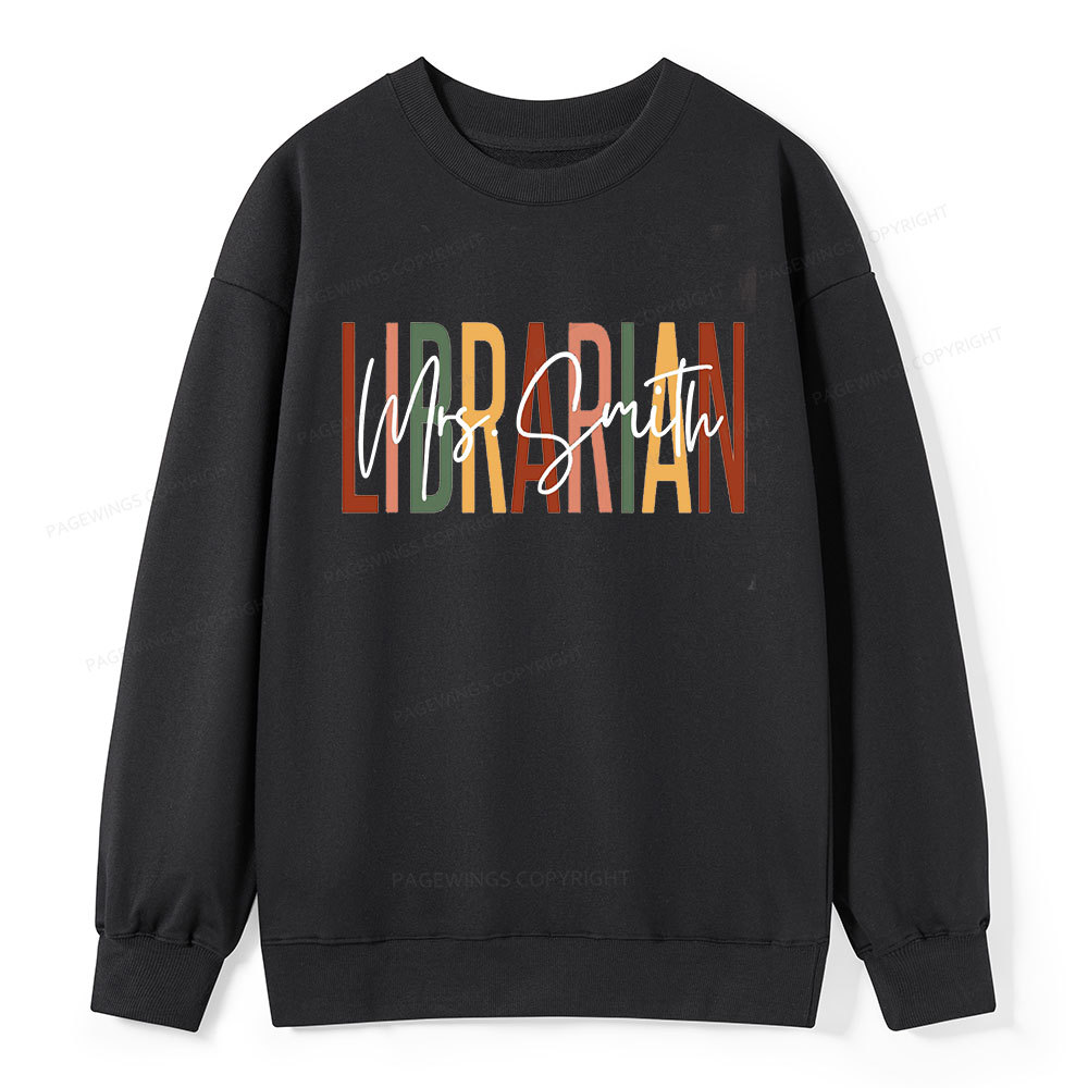 Pagewing Personalized Librarian Unisex Classic Sweatshirt