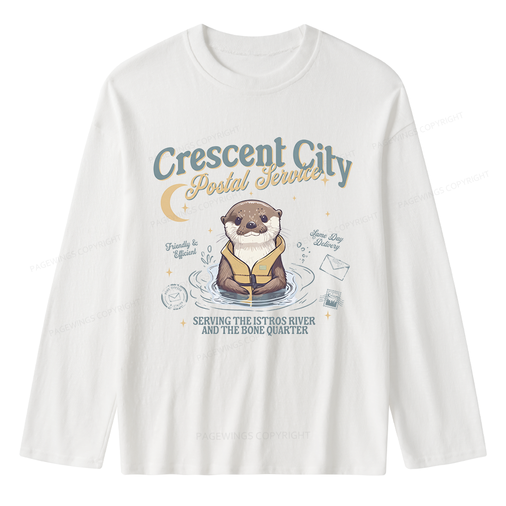 Pagewing Reading Fantasy Bookish Unisex Lightweight Long Sleeve T-Shirt