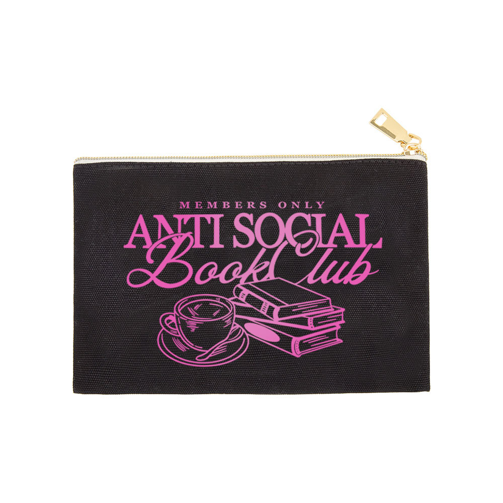 Pagewings Anti Social Book Club Pouch