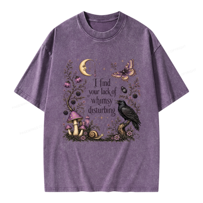 Pagewings Lack of Whimsy Unisex Washed T-shirt