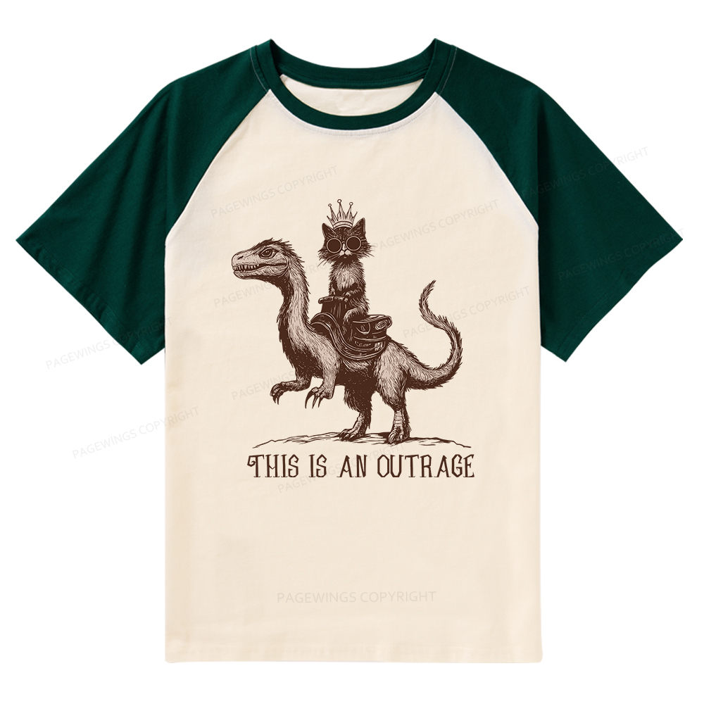 Pagewings Princess Donut Raglan T-shirt