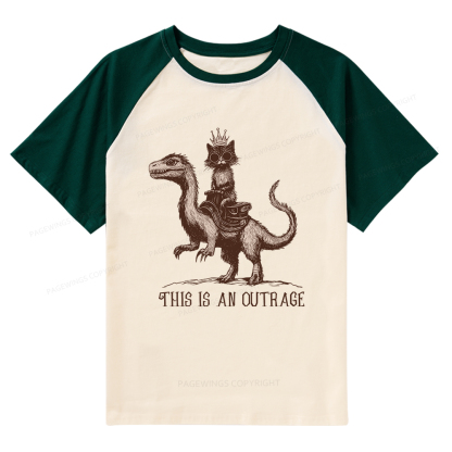 Pagewings Princess Donut Raglan T-shirt