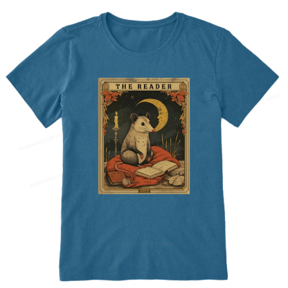 Pagewings The Reader Opossum Tarot Card Unisex Classic T-shirt