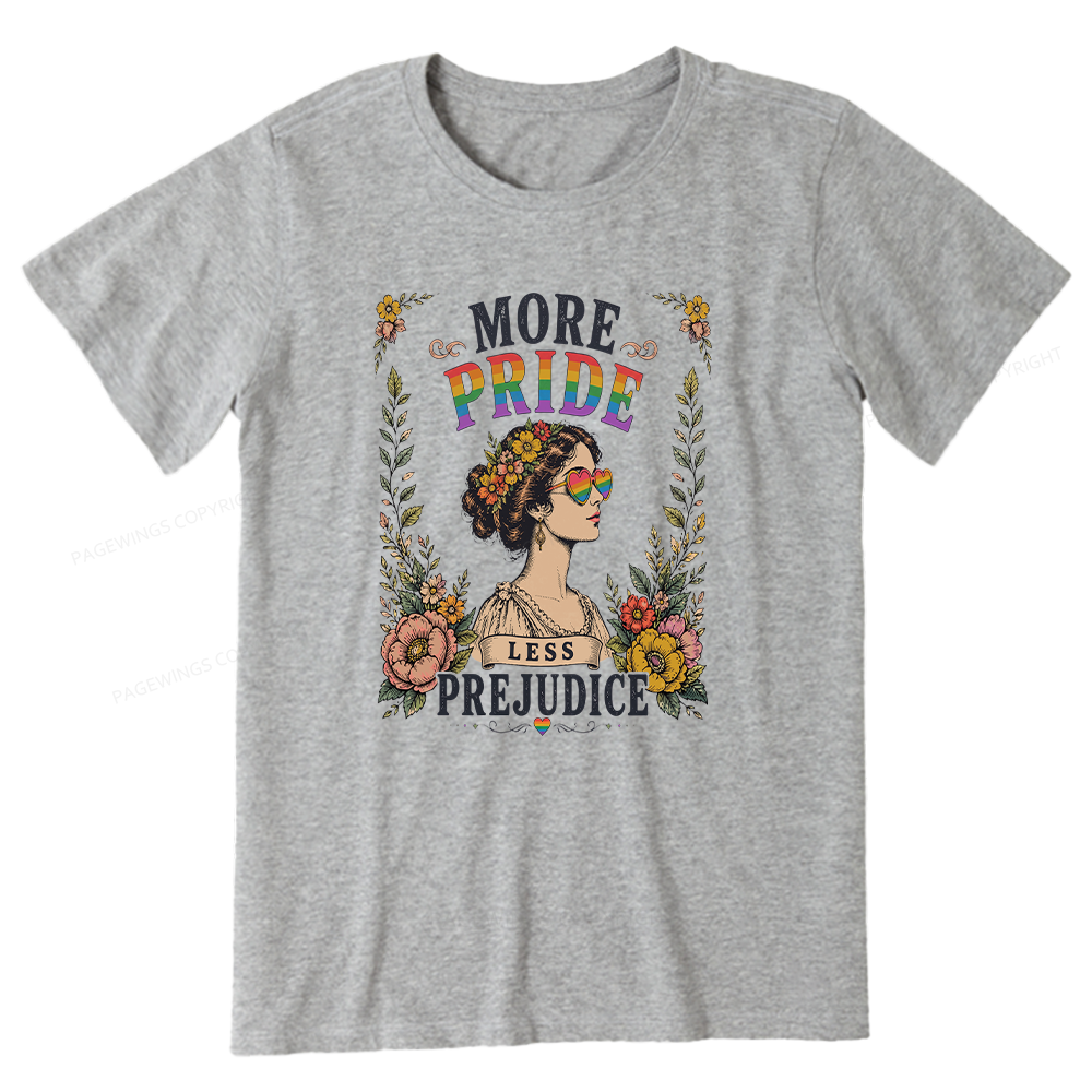 Pagewings More Pride Less Prejudice Unisex Classic T-shirt