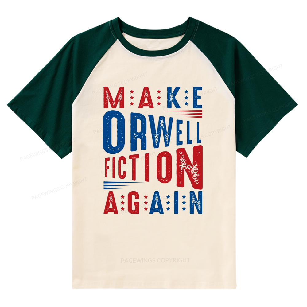 Pagewings 1984 Book Raglan T-shirt