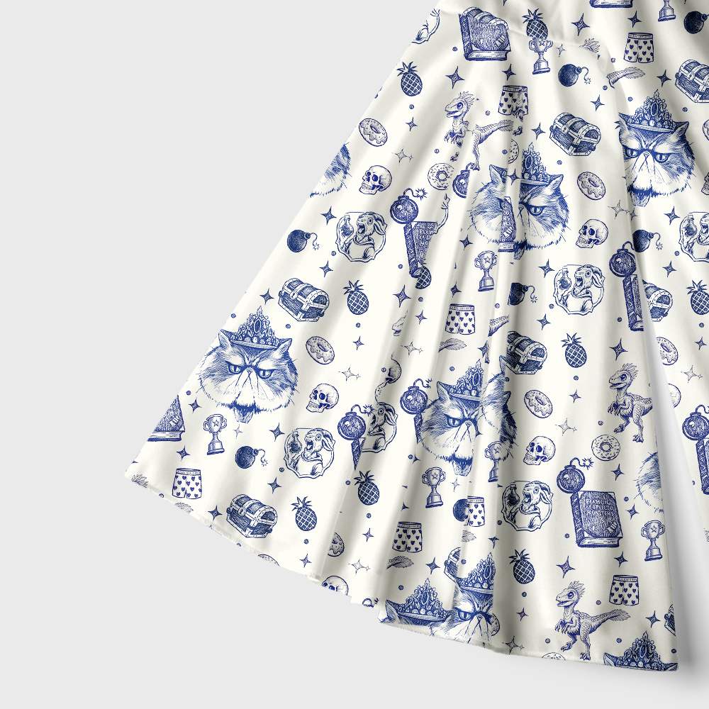 Pagewings Sci-Fi Book Lover Bell Sleeve Dress