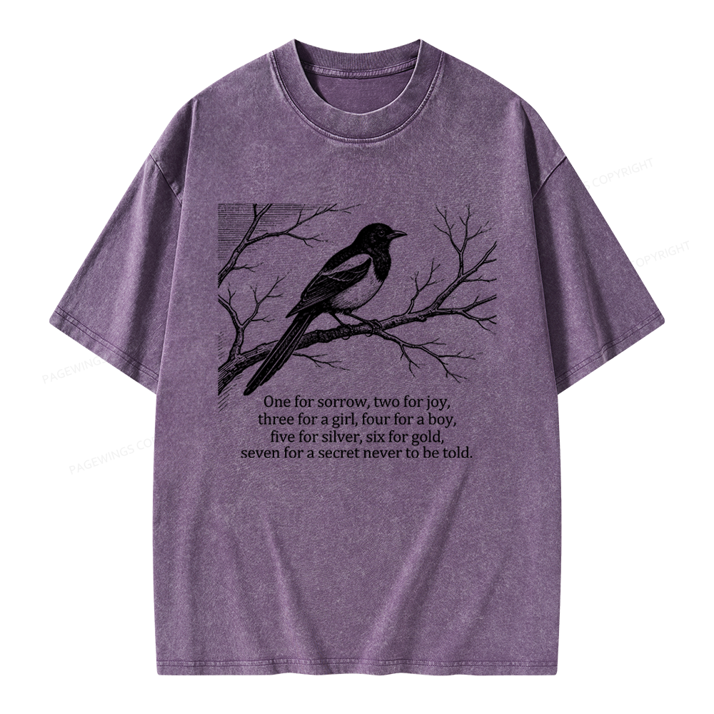 Pagewings Whodunnit Lover Unisex Washed T-shirt