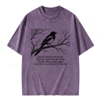 Pagewings Whodunnit Lover Unisex Washed T-shirt