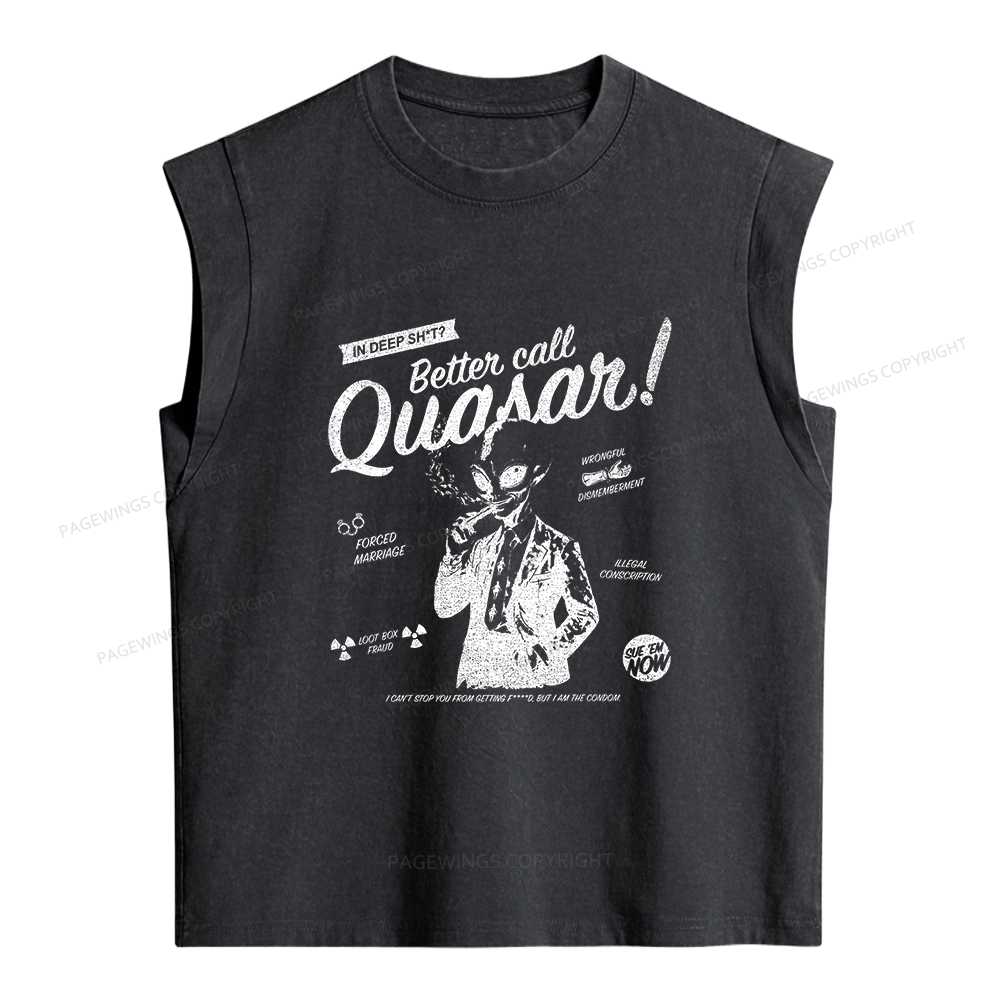 Pagewings Sci Fi Bookish Women's Washed Tank Top