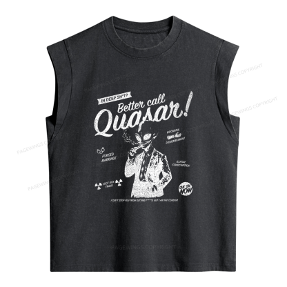 Pagewings Sci Fi Bookish Women's Washed Tank Top