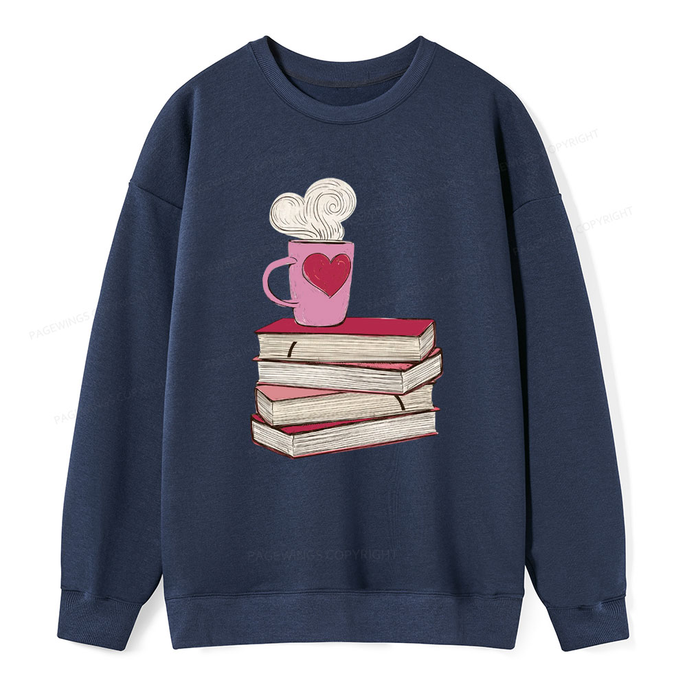 Pagewing Valentine's Day Gift for the Book Lover Unisex Classic Sweatshirt