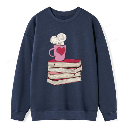 Pagewing Valentine's Day Gift for the Book Lover Unisex Classic Sweatshirt