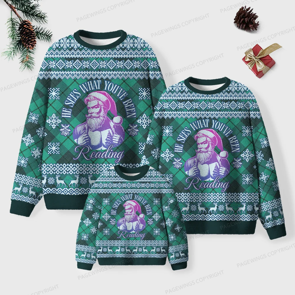 Pagewings Society Of Obstinate Headstrong Girls Unisex Ugly Knit Sweatshirt