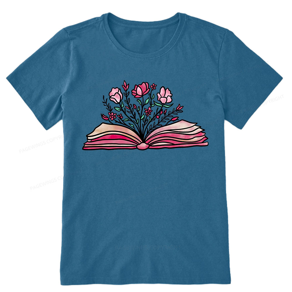Pagewings Booktrovert Definition Funny Book Lover Png Unisex Classic T-shirt