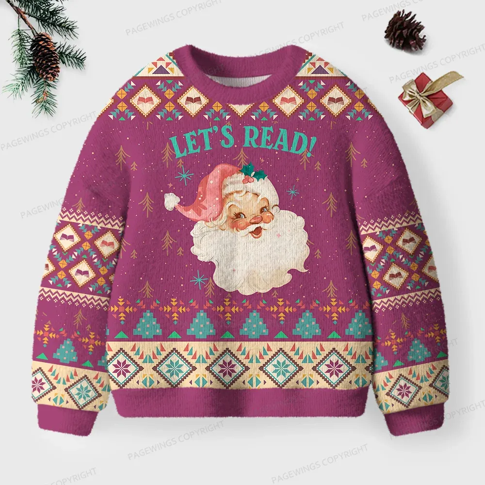 Pagewings Let’s Read Unisex Ugly Sweatshirt
