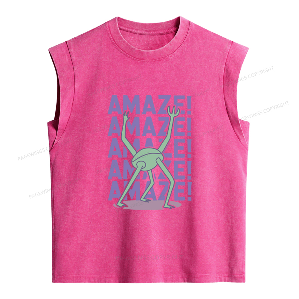 Pagewings Rocky Amaze Women's Washed Tank Top