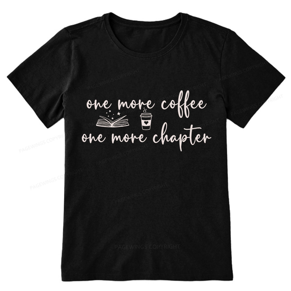 Pagewing Just One More Coffee and Books Unisex Classic T-shirt