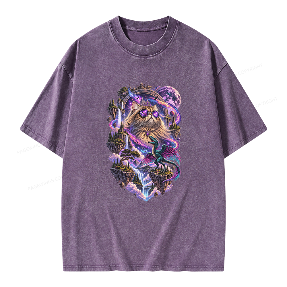 Pagewings Sci Fi Bookish Unisex Washed T-shirt