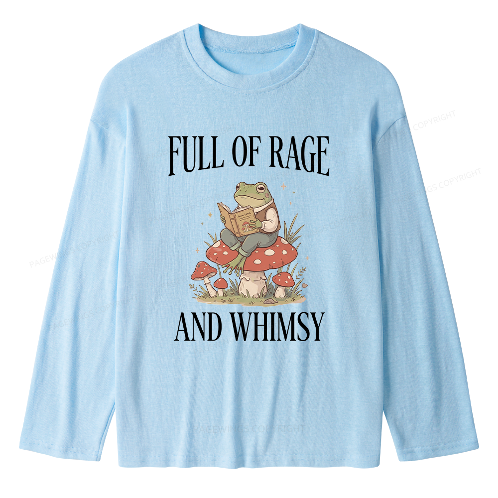 Pagewing Full of Rage and Whimsy Unisex Lightweight Long Sleeve T-Shirt
