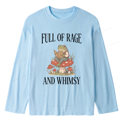 Pagewing Full of Rage and Whimsy Unisex Lightweight Long Sleeve T-Shirt