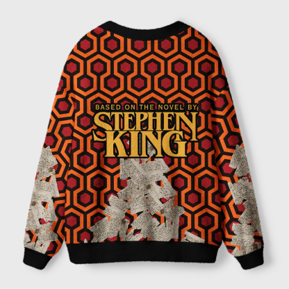 Pagewings Based On The Novel By Horror Writer Light Knit Unisex Cardigan Sweaters