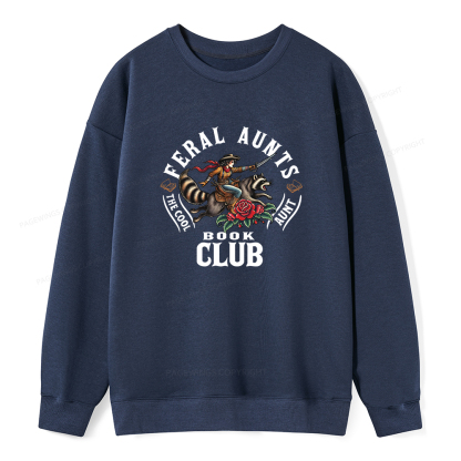 Pagewings Feral Aunt Social Book Club Unisex Classic Sweatshirt