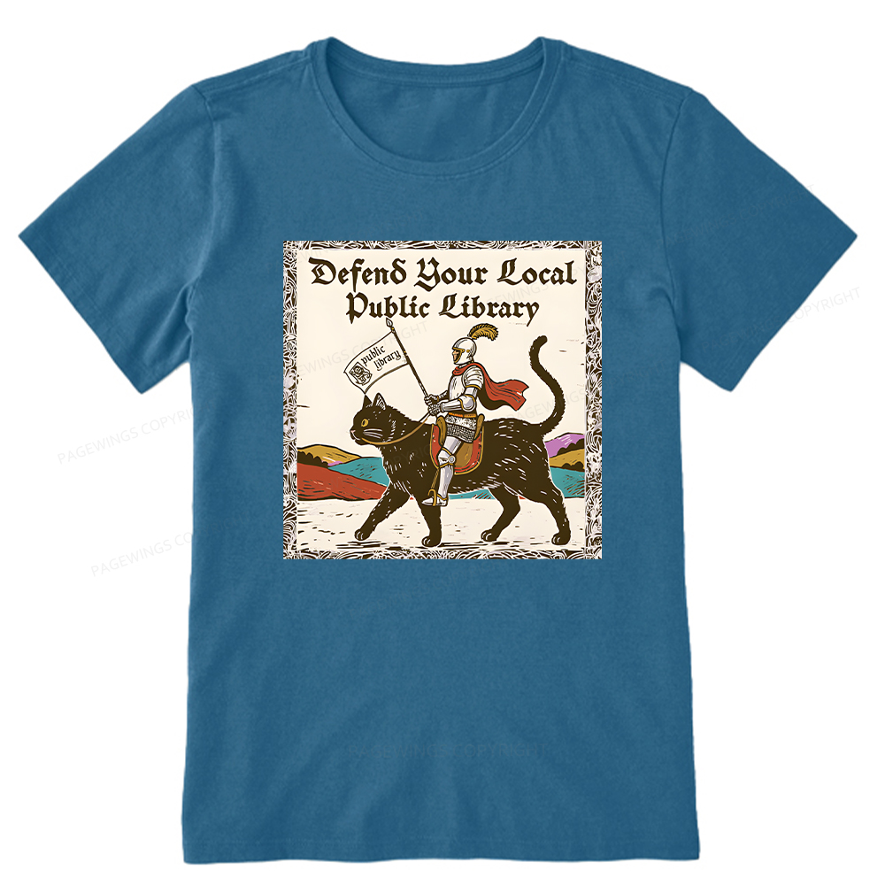 Pagewings Defend Your Local Public Library Unisex Classic T-shirt