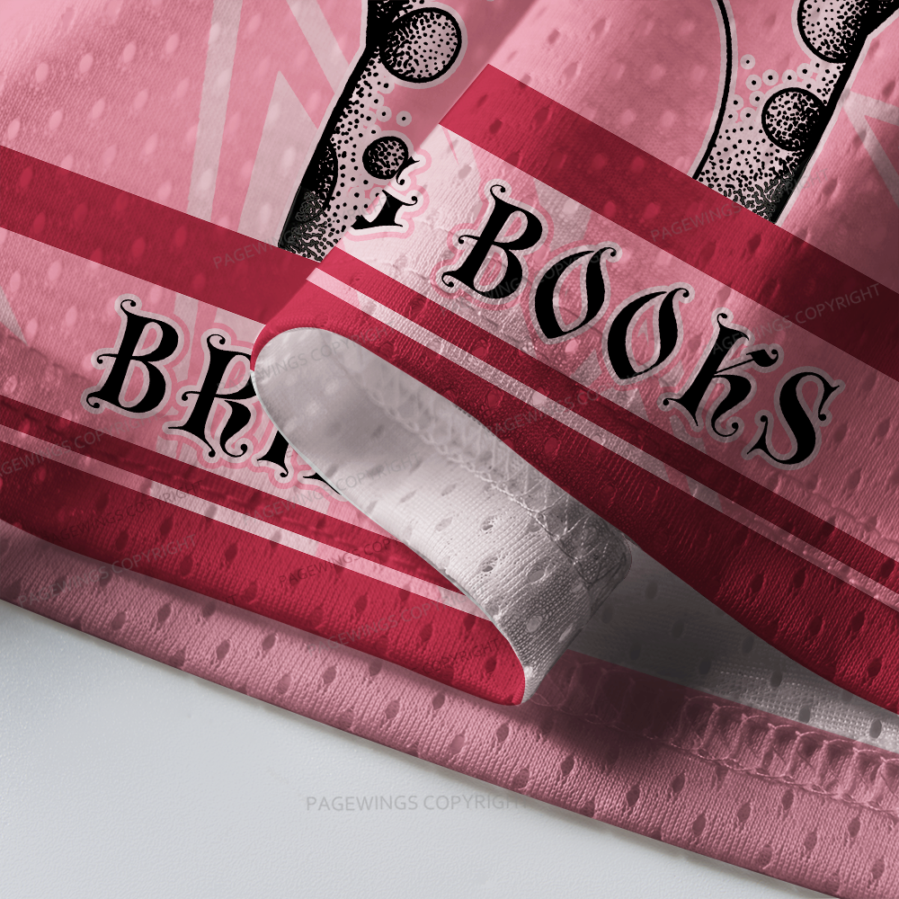 Pagewings Meet Me At The Cottage Bring Books Unisex Mesh Jersey