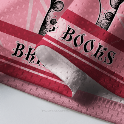 Pagewings Meet Me At The Cottage Bring Books Unisex Mesh Jersey