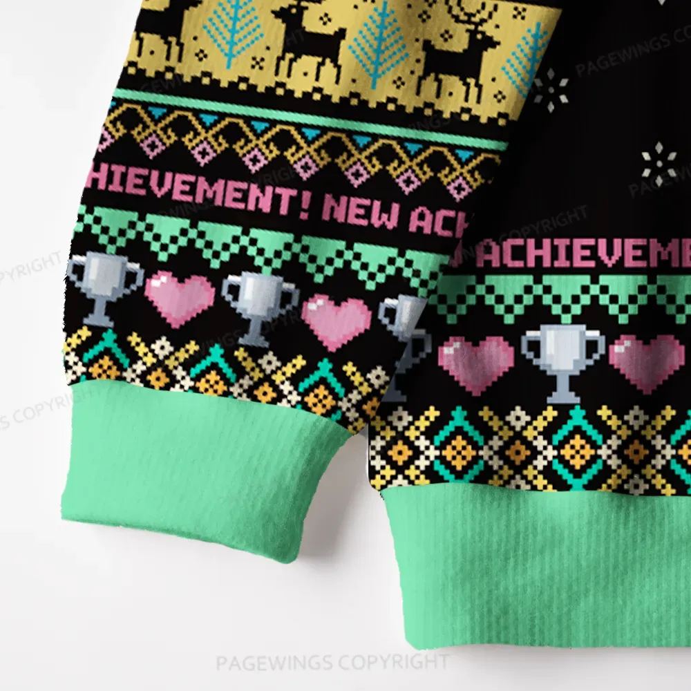 Pagewings New Achievement Unisex Ugly Knit Sweatshirt