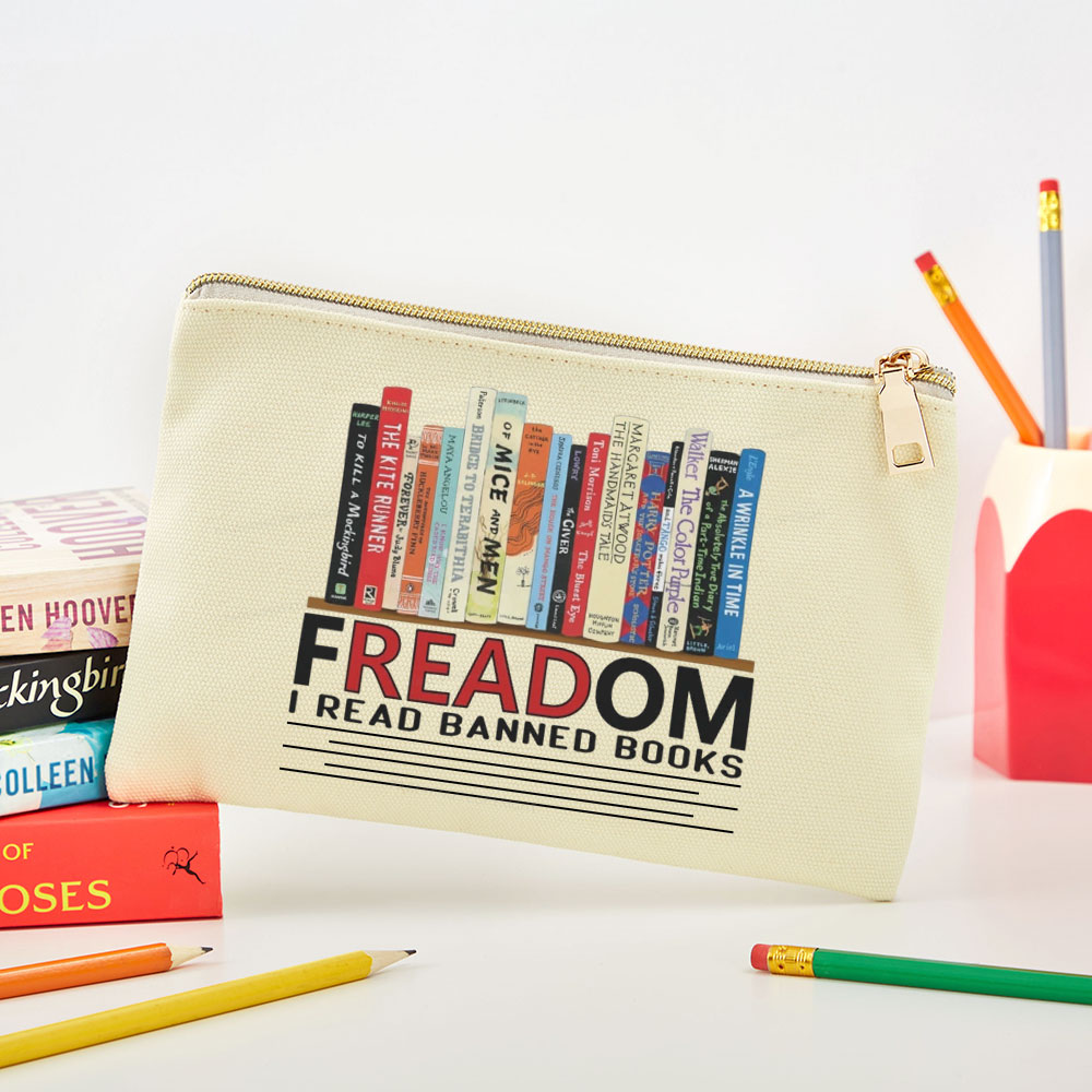 Pagewings Freadom I Read Banned Books Pouch