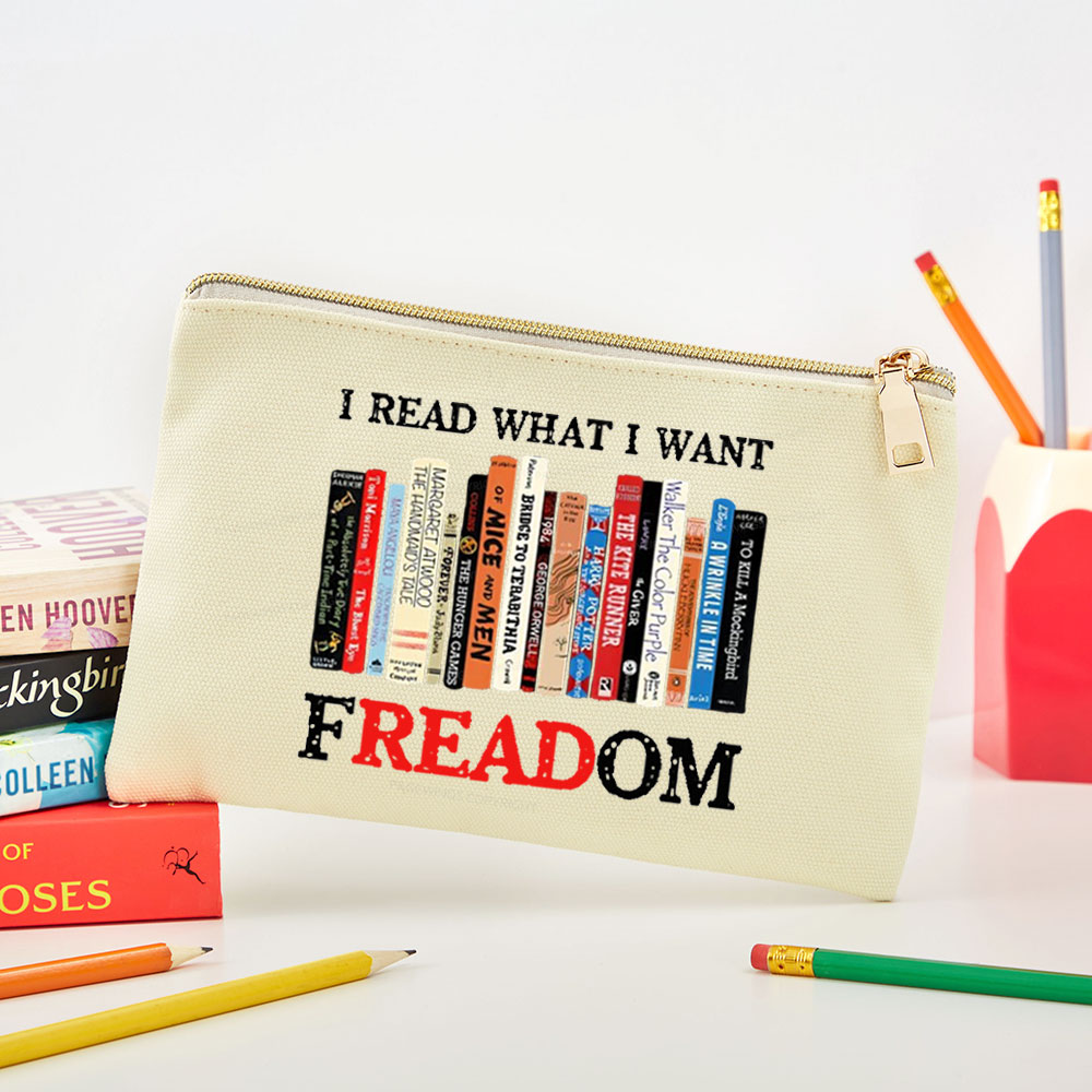 Pagewings I Read What I Want Banned Books Pouch