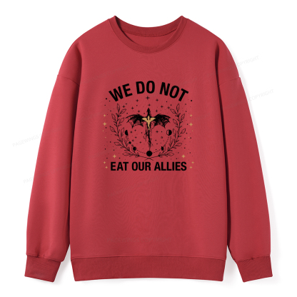 Pagewings We Do Not Eat Our Allies Unisex Classic Sweatshirt