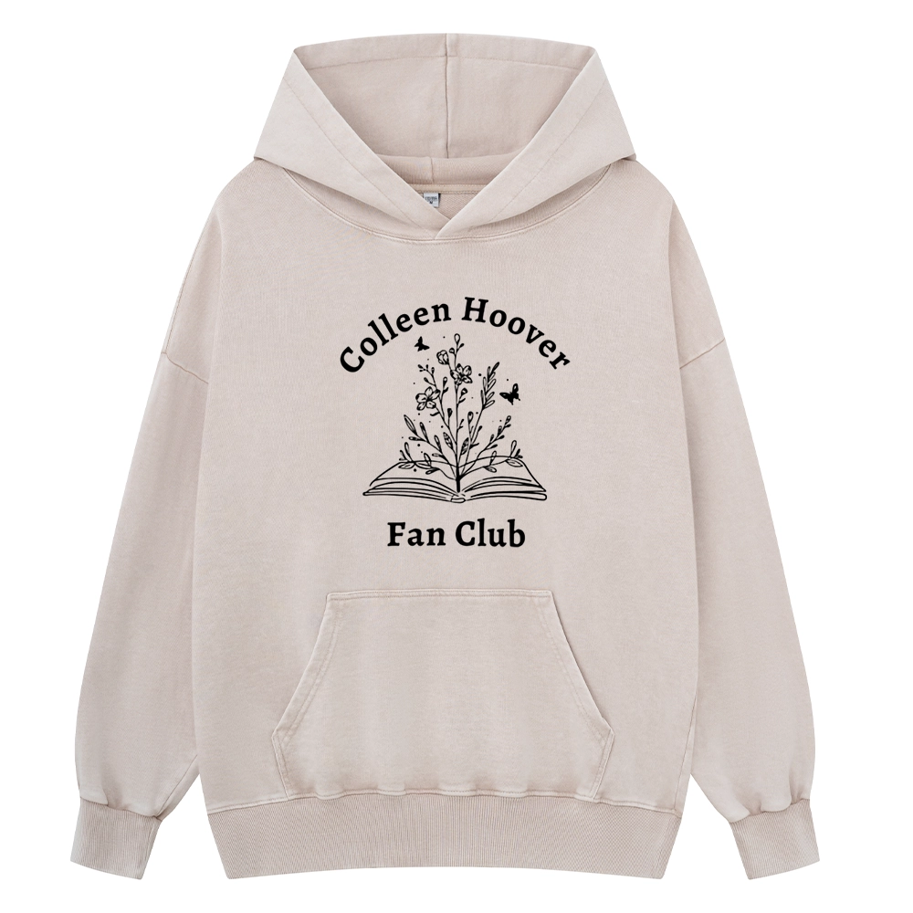 Pagewings Colleen Hoover Fan Club Unisex Washed Hoodie