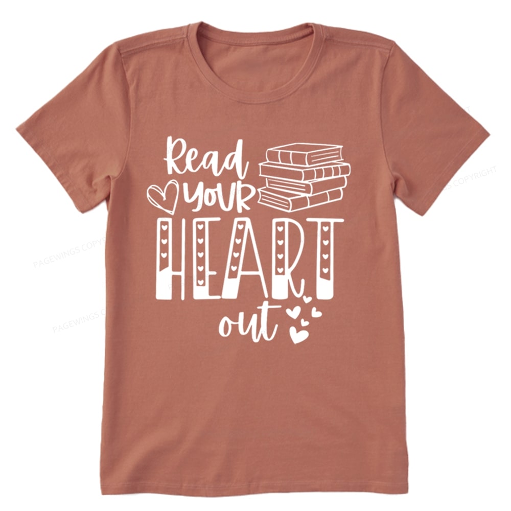 Pagewings Valentine Sweatshirt Read Your Heart Unisex Classic T-shirt